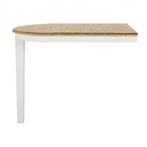Mesa Para Ilha Central De Cozinha Modulável Em Pinho Reciclado Marfim C110 estilo rústico - Branco - Madeira - Maisons Du Monde