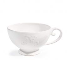Mittagsschüssel Aus Keramik, Elfenbein Stil classic chic - Weiß Steingut Weihnachtsdekoration - Maisons Du Monde