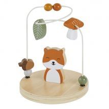 Multicoloured fox abacus style - Beige - Particle Board - Baby - Maisons Du Monde