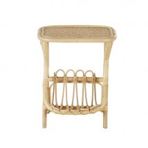 Nachttisch aus beigefarbenem Rattangeflecht Stil seaside Beige Kinder Maisons du Monde