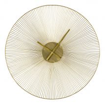 Orologio in filo di metallo dorato Ø 90 cm - Modello Esotico - - Maisons du Monde