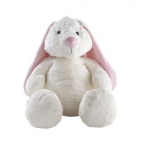 Peluche bianco e rosa a forma di coniglio - - Pvc e sintetico - Maisons du Monde