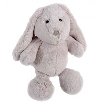 Peluche grigio a forma di coniglio per bambini H 35 cm BUNNY - Modello Classico chic - - Polyester - Maisons du Monde