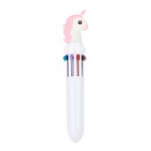 Penna multicolori unicorno bianco - Modello Contemporaneo - - Pvc e sintetico - Maisons du Monde