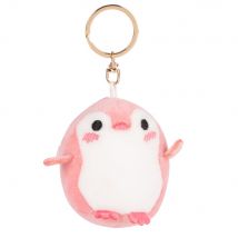 Pink and White Bird Key Ring contemporary style - Pink - Fabric - Maisons Du Monde
