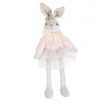 Pink Rabbit Cuddly Toy Pink Fabric - Maisons Du Monde