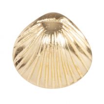 Pomello a forma di conchiglia in acciaio dorato - Modello In riva al mare - Maisons du Monde