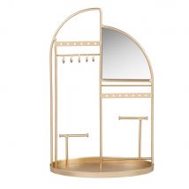 Portagioie con specchio in metallo dorato - Modello Vintage - Maisons du Monde