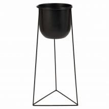 Portavasi in metallo nero - Modello Contemporaneo - - Maisons du Monde