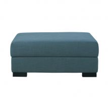 Pouf per divano modulabile con vano contenitore blu petrolio - Modello Contemporaneo - - Polyester - Maisons du Monde