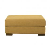 Pouf per divano modulabile con vano contenitore giallo - Modello Contemporaneo - - Polyester - Maisons du Monde