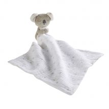Pupazzetto neonato in cotone grigio e bianco - - Maisons du Monde