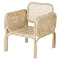 Rattan canework armchair exotic style - Brown - Maisons Du Monde