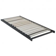 Rete a doghe 90x200 cm - Modello Contemporaneo - Grigio - - Legno - Maisons du Monde