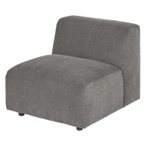 Sitzelement für modulares Sofa, grau Stil modern Maisons du Monde