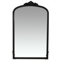Specchio con modanature nere 67x110 cm - Modello Classico chic - Nero - Pannello truciolato - Maisons du Monde