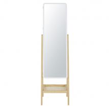 Standspiegel, zweifarbig, 42x160cm Stil - Weiß - Spanplatte - Kinder - Maisons Du Monde
