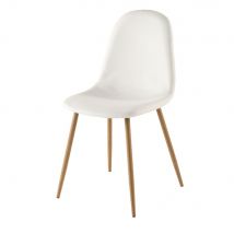 Stuhl in skandinavischem Stil, weiß Stil vintage Maisons du Monde
