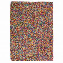 Tapete De Lã Multicolorido 160×230 cm Rainbow estilo exótico - multicolor - Maisons Du Monde