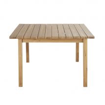 Tavolo da giardino quadrato allungabile in acacia massello 6/8 persone, 120/160 cm - Modello Esotico - Marrone - - Legno - Maisons du Monde