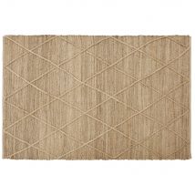 Teppich aus gewebter Jute mit Flechtmuster, 160x230cm seaside Stil - Beige - Jute - - Maisons Du Monde