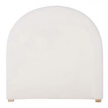 Testata da letto 90 cm con foderare bianca - Modello Classico chic - Bianco - - Pannello truciolato - Maisons du Monde
