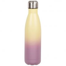 Thermosflasche aus Edelstahl mit Tie-and-Dye-Effekt, gelb und violett modern Stil - Edelstahl - Maisons Du Monde