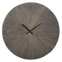 Uhr aus Holz in Schwarz und Gold, D85cm Stil exotic Maisons du Monde