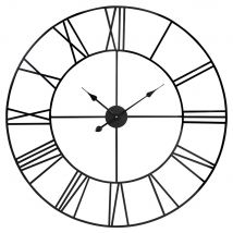 Uhr aus schwarzem Metall D.88 Stil classic chic Maisons du Monde