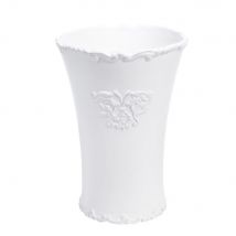 Vase ARISTIDE aus Keramik, weiß, H23 Stilclassic chic Weiß Keramisch Maisons du Monde
