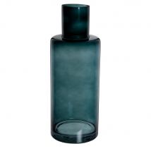 Vase Aus Blauem Glas, H35cm Stil seaside Glas Festliche Dekoration - Maisons Du Monde