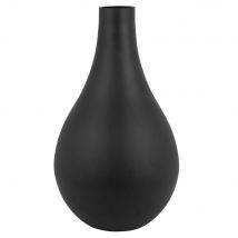 Vase in Birnenform aus mattschwarzem Glas H41 Stil modern Kristall Maisons du Monde