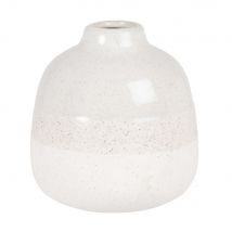 Vaso in gres écru alt. 11 cm - Modello Contemporaneo - Bianco - Maisons du Monde