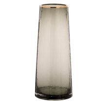 Vaso in vetro e metallo dorato alt. 27 cm - Modello Vintage - Maisons du Monde