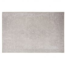 Vintage beige tapijt met verweerd effect 190 x 290 cm exotisch stijl - Polyester - Maisons Du Monde