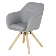 Vintage-Bürostuhl, hellgrau Stil modern Maisons du Monde