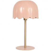 Vintage-Lampe aus rosa- und goldfarbenem Metall Stil modern Metall Maisons du Monde