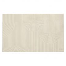 Vinylteppich mit Motiv, beige und weiß, 50x80cm Stil vintage Maisons du Monde
