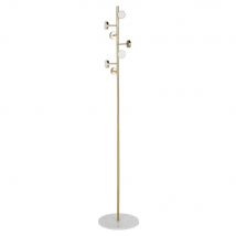 White marble and gold metal coat stand classic chic style - White , - Maisons Du Monde
