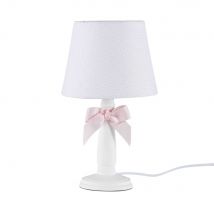 Witte lamp met gestippelde lampenkap stijl - Pvc En Synthetisch - Meisje - Maisons Du Monde