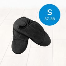 Comfy Wraps Hausschuhe mit Gelkern / S / schwarz