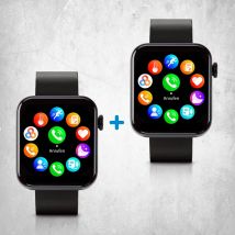 Kendox LifeTracker Smartwatch & Fitnessuhr Sparset 2 Stk.