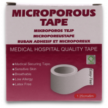 A+E Microporous tape 1.25cm x 6m