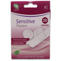 A&E Sensitive Plasters 20 Pack