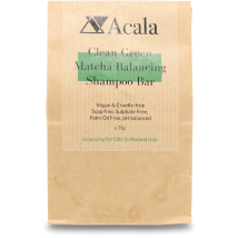 Acala Clean Green Matcha Balancing Shampoo Bar 75g