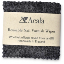 Acala Reusable Organic Wool Nail Varnish Wipes
