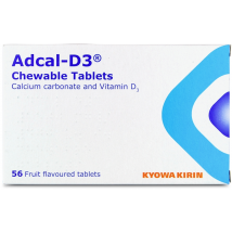Adcal-D3 Fruit Flavoured 56 Chewable Tablets