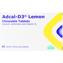 Adcal-D3 Lemon 56 Chewable Tablets