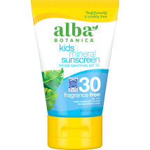 Alba Kids Mineral Fragrance Free SPF 30 Sunscreen