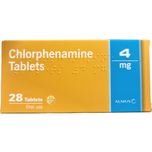 Allergy Relief - Almus Chlorphenamine 4mg 28 Tablets